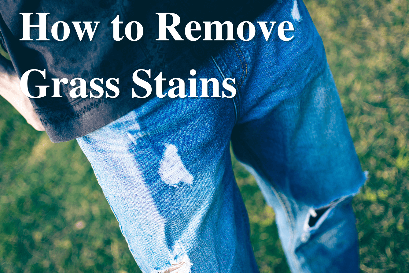 How to remove grass stains from jeans.
